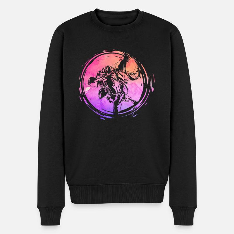 Judo - Pull Premium bio Homme - noir