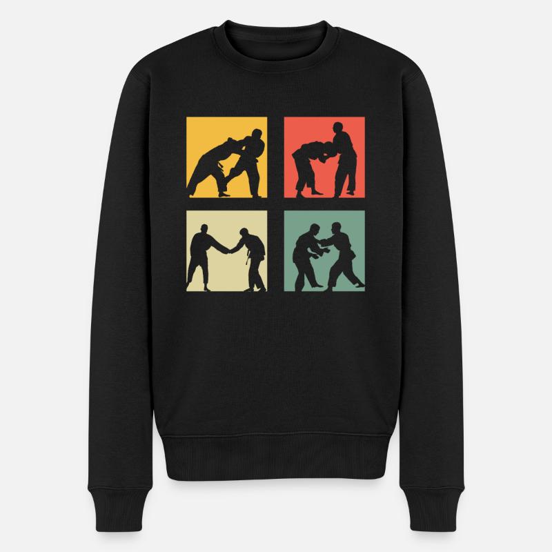 Judo - Pull Premium bio Homme - noir