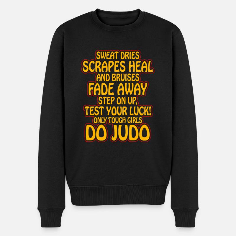 Judo Citations amusantes - Pull Premium bio Homme - noir