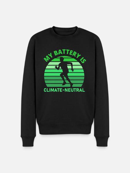 Race Jogging Climate Environment - Men's Premium Organic Jumper - black