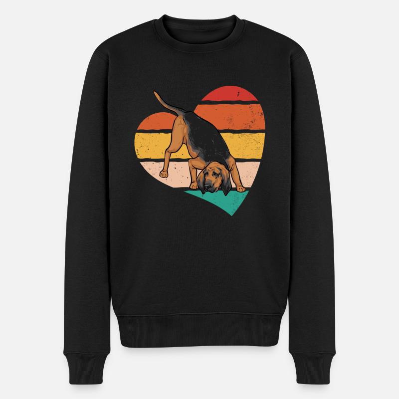 Limier Chien Limier - Pull Premium bio Homme - noir