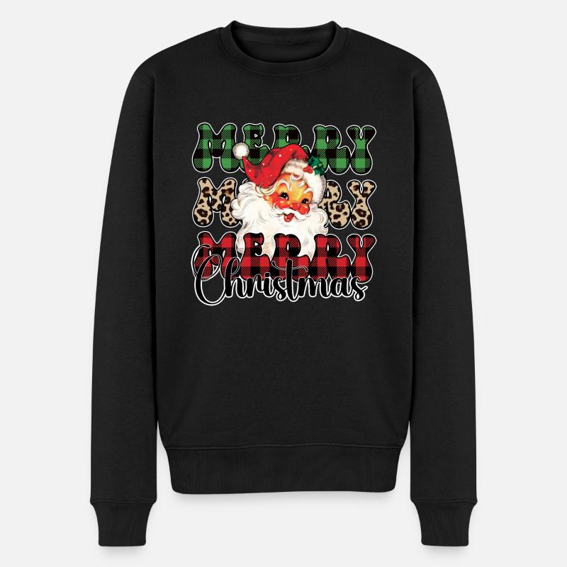Joyeux Joyeux Noël Noël - Pull Premium bio Homme - noir