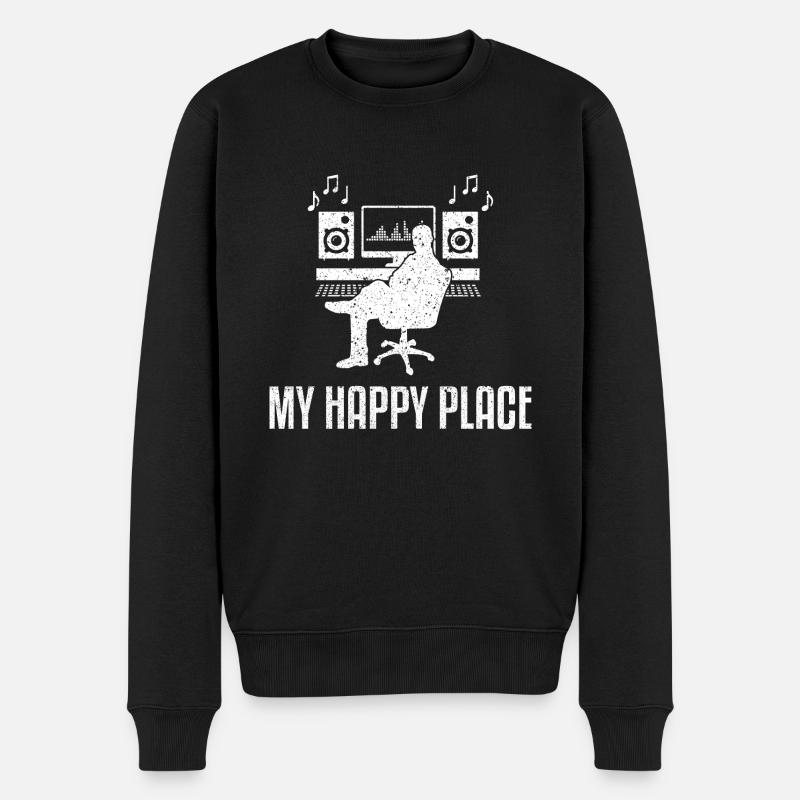 Tontechniker Sound Audio Engineer - Männer Premium Bio Pullover - Schwarz