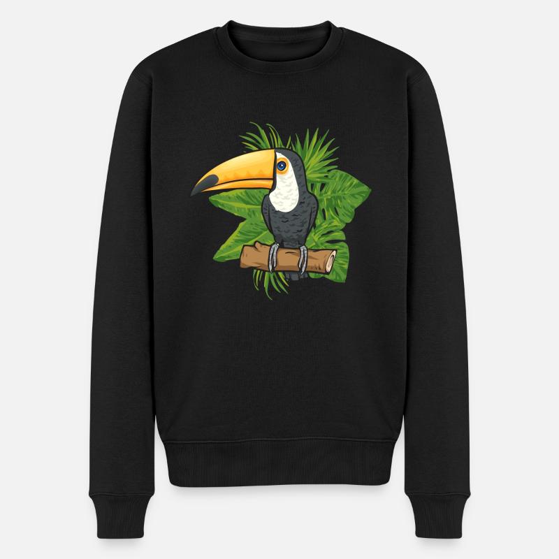 Toucan Bird Rainforest - Pull Premium bio Homme - noir