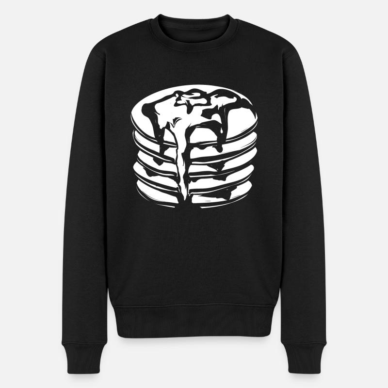 Crêpes Petit-déjeuner Crêpes - Pull Premium bio Homme - noir
