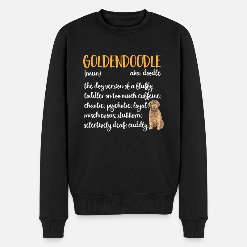 Goldendoodle Doodle Chien - Pull Premium bio Homme - noir