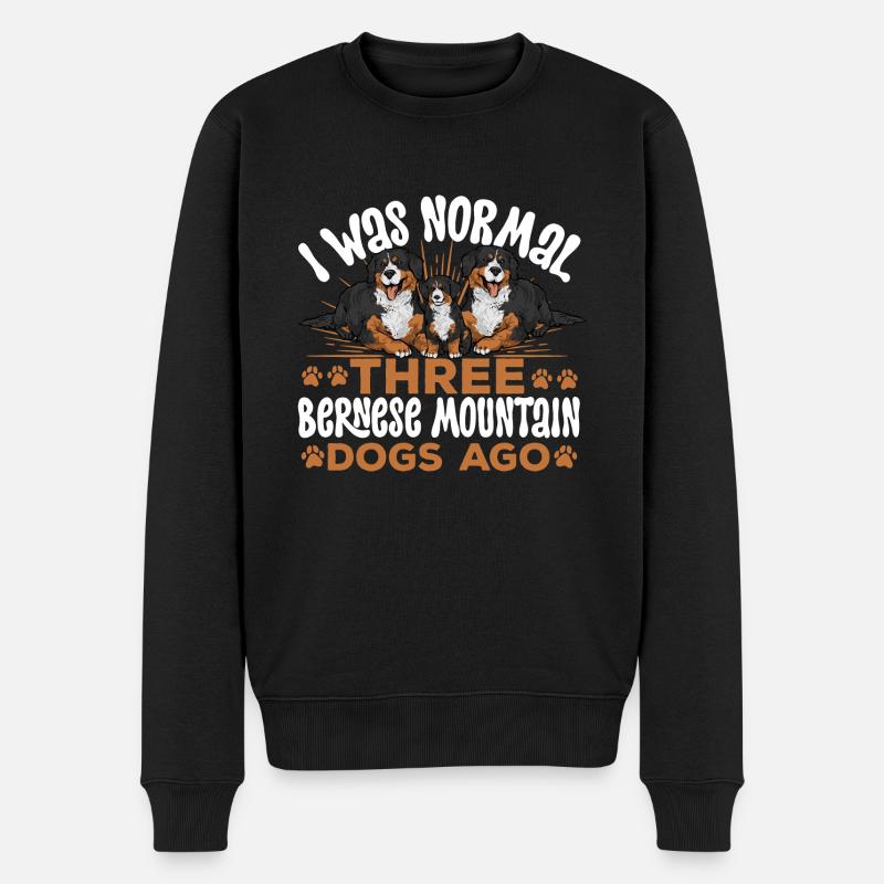 Bouvier bernois - Pull Premium bio Homme - noir