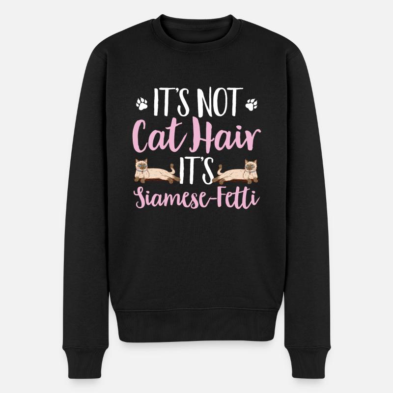 Chat siamois - Pull Premium bio Homme - noir