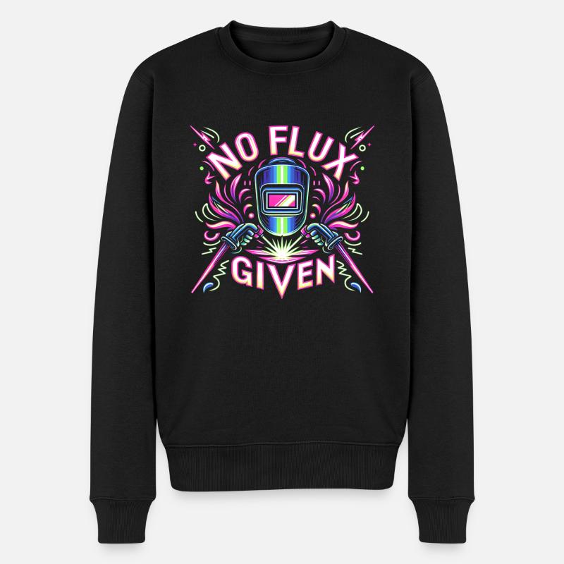 No Flux Given 20 - Männer Premium Bio Pullover - Schwarz