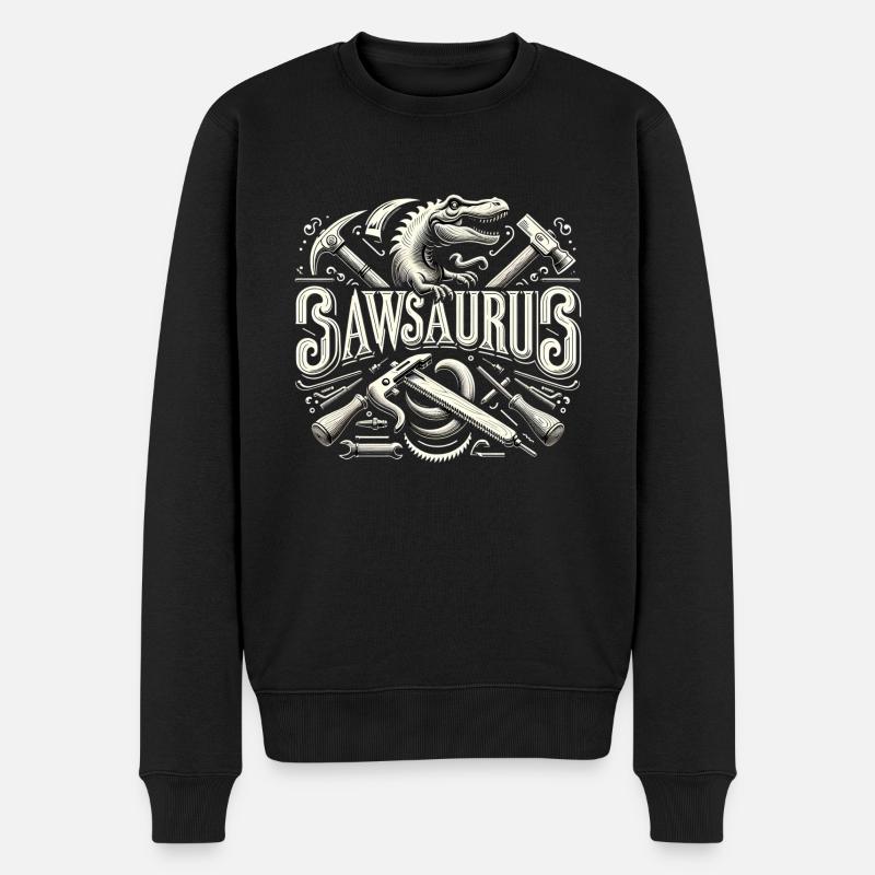 Sawsaurus 5 - Pull Premium bio Homme - noir
