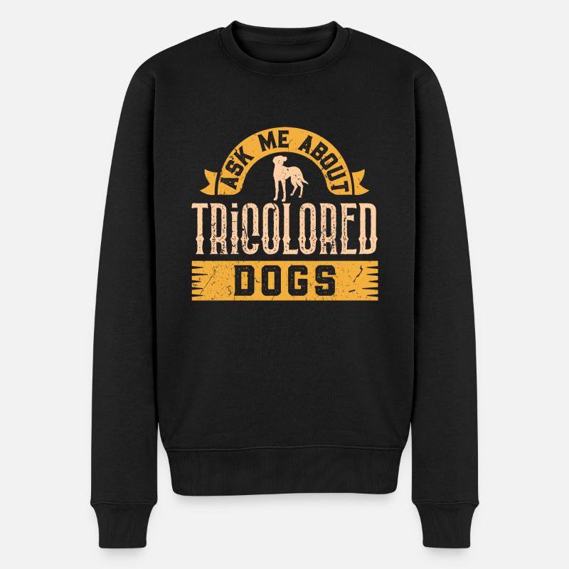 Treeing Walker Coonhound - Männer Premium Bio Pullover - Schwarz