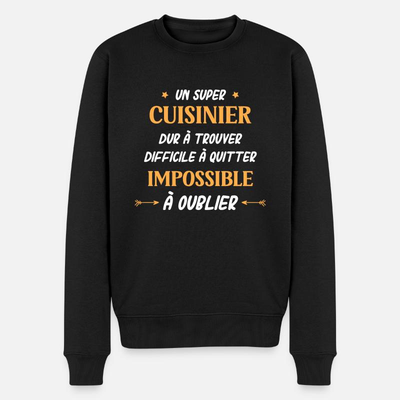 Super cuisinier - Pull Premium bio Homme - noir