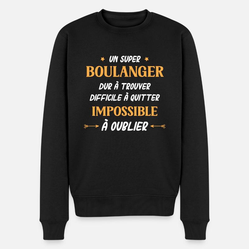 Super boulanger - Pull Premium bio Homme - noir