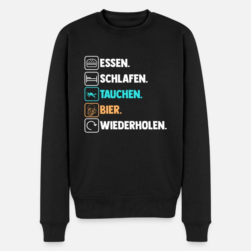 Schullehrerin Lehrerin - Männer Premium Bio Pullover - Schwarz