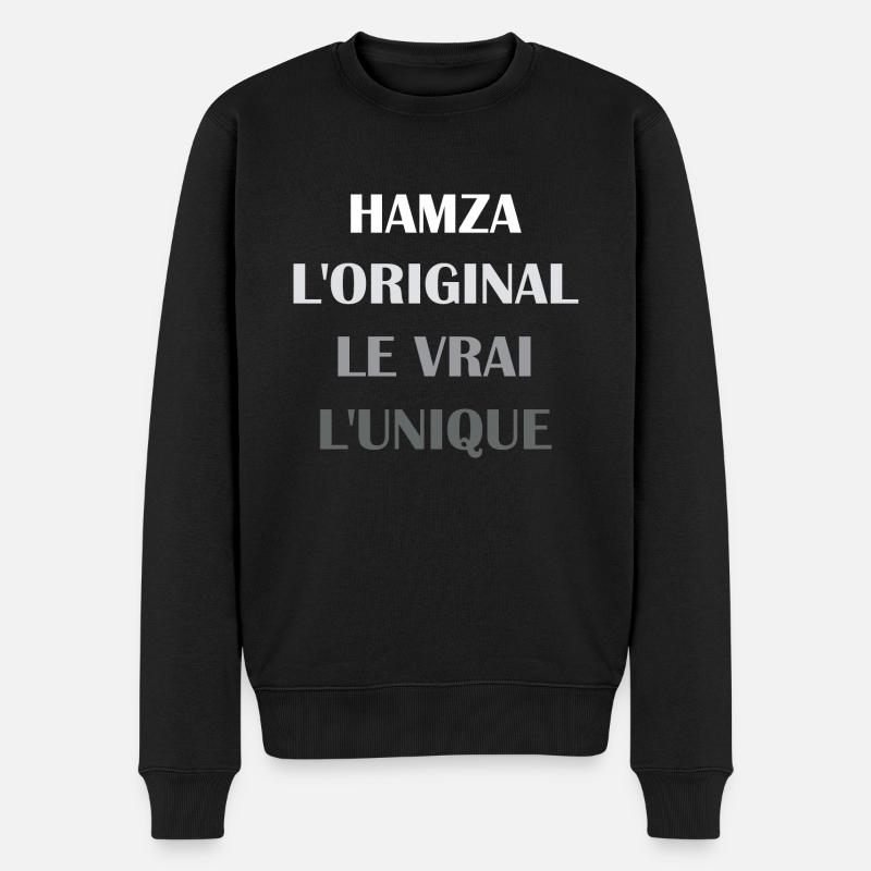 Hamza - Pull Premium bio Homme - noir