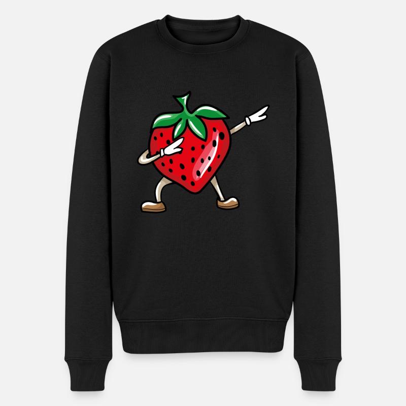 Fraise de tamponnage - Pull Premium bio Homme - noir