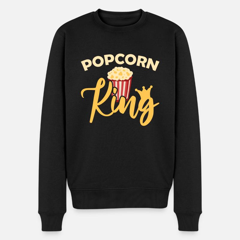 Popcorn - Pull Premium bio Homme - noir