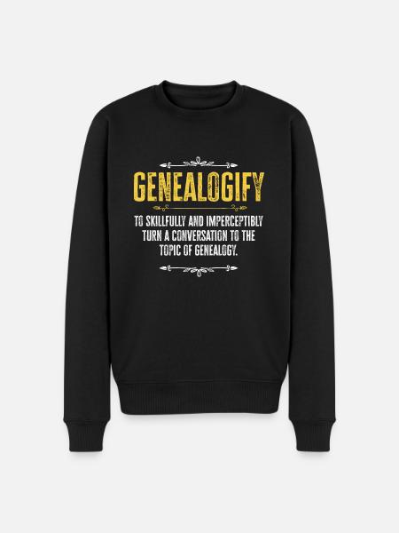 Genealogy Genealogy Genealogist - Men's Premium Organic Jumper - black