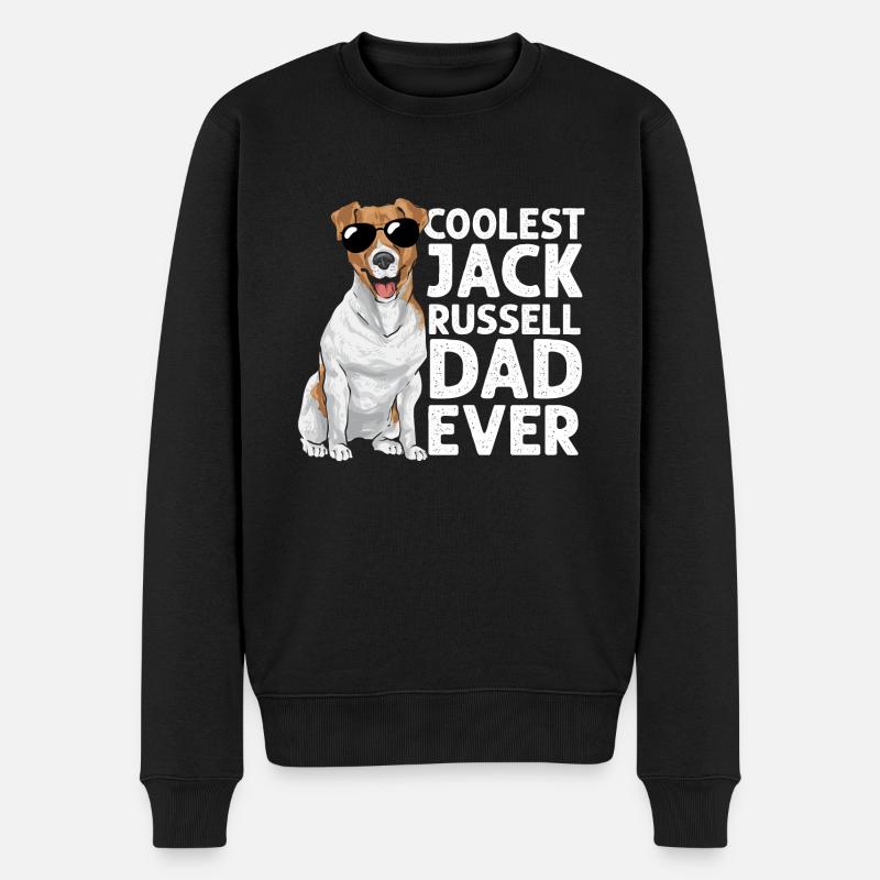 Jack Russell Terrier - Pull Premium bio Homme - noir