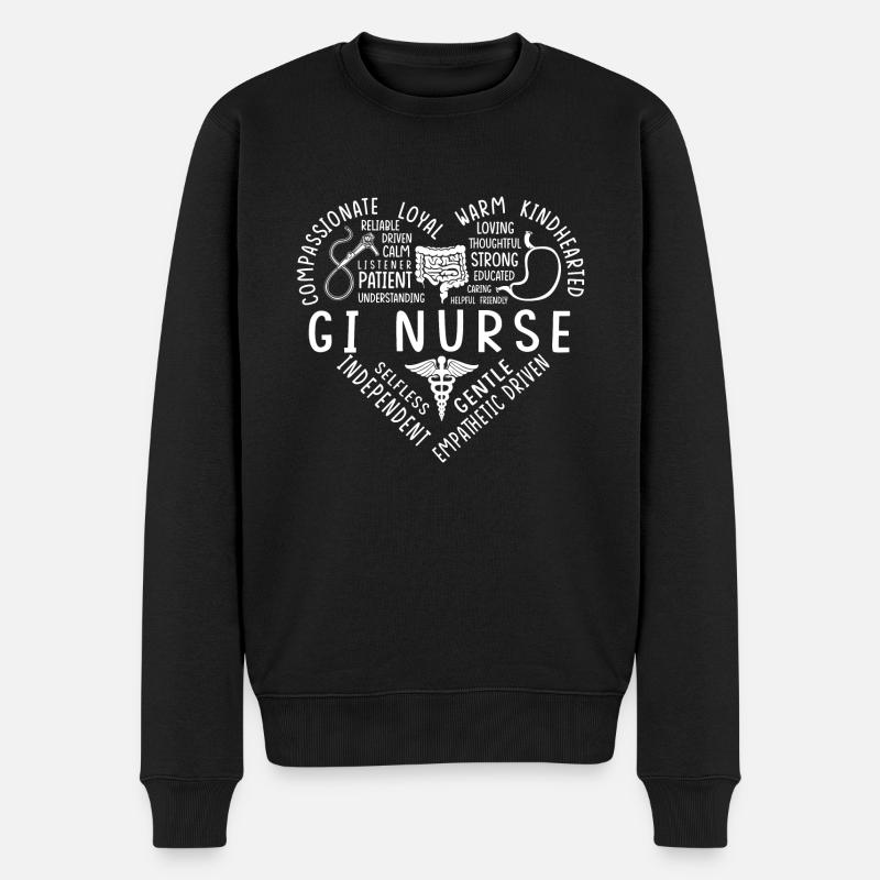 Gastroenterologie Endoskopie Koloskopie - Männer Premium Bio Pullover - Schwarz
