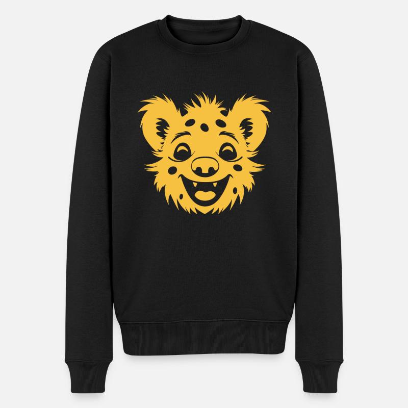 hyène - Pull Premium bio Homme - noir