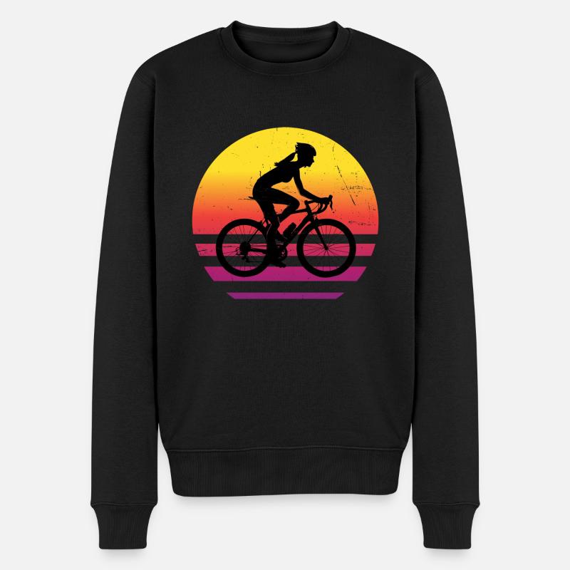 Cyclisme VTT Vélo Homme - Pull Premium bio Homme - noir