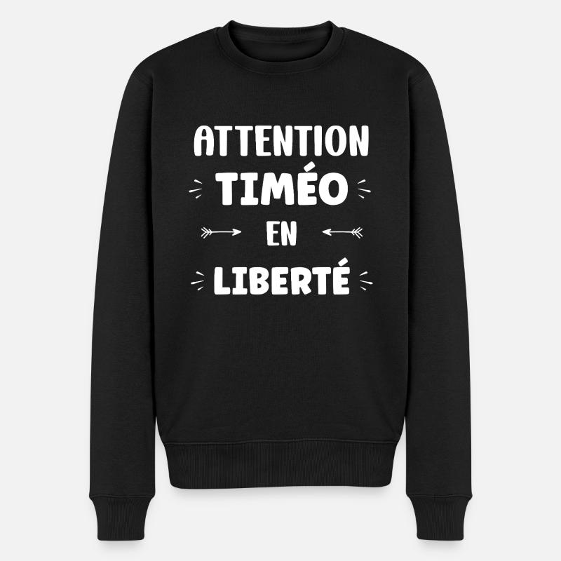 Timo - Pull Premium bio Homme - noir
