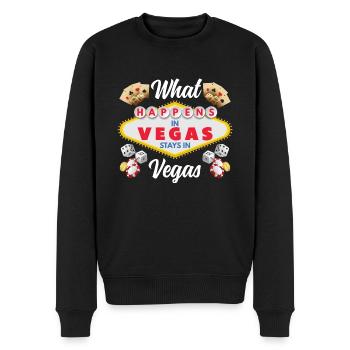 Ce qui se passe à Las Vegas Reste à Las Vegas - Pull Premium bio Homme - noir - Devant - Nico (187cm)
