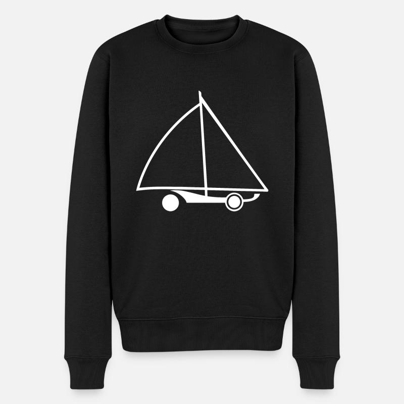 Char à voile - Pull Premium bio Homme - noir