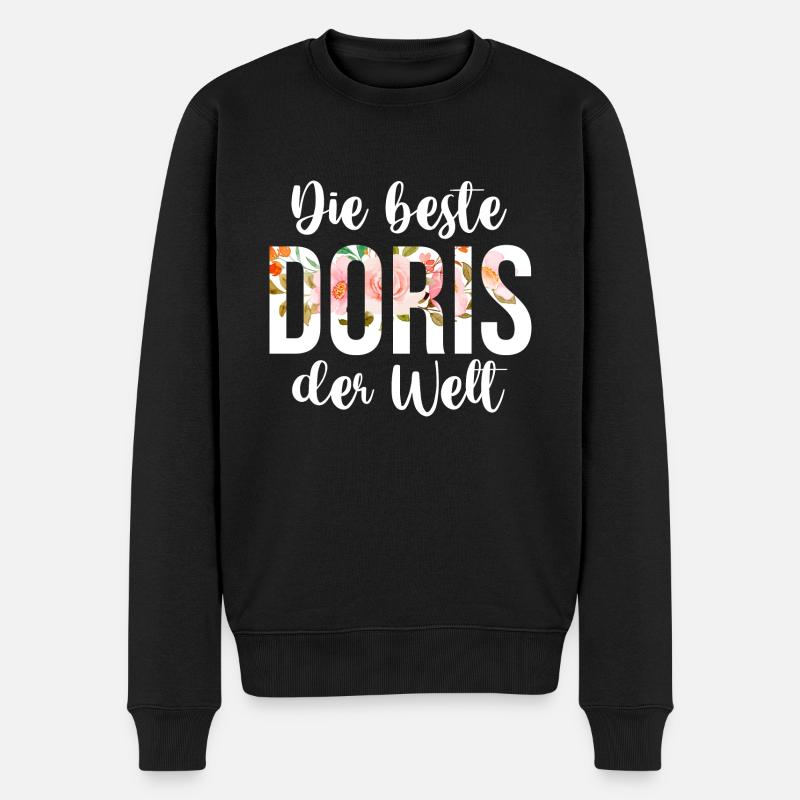 Doris - Männer Premium Bio Pullover - Schwarz