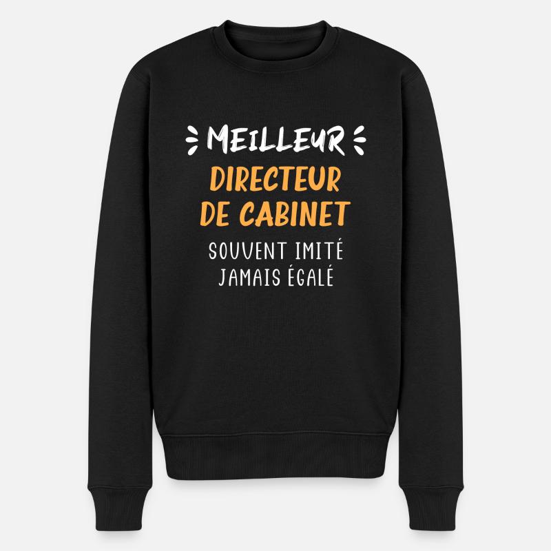 Meilleur directeur de cabinet - Pull Premium bio Homme - noir