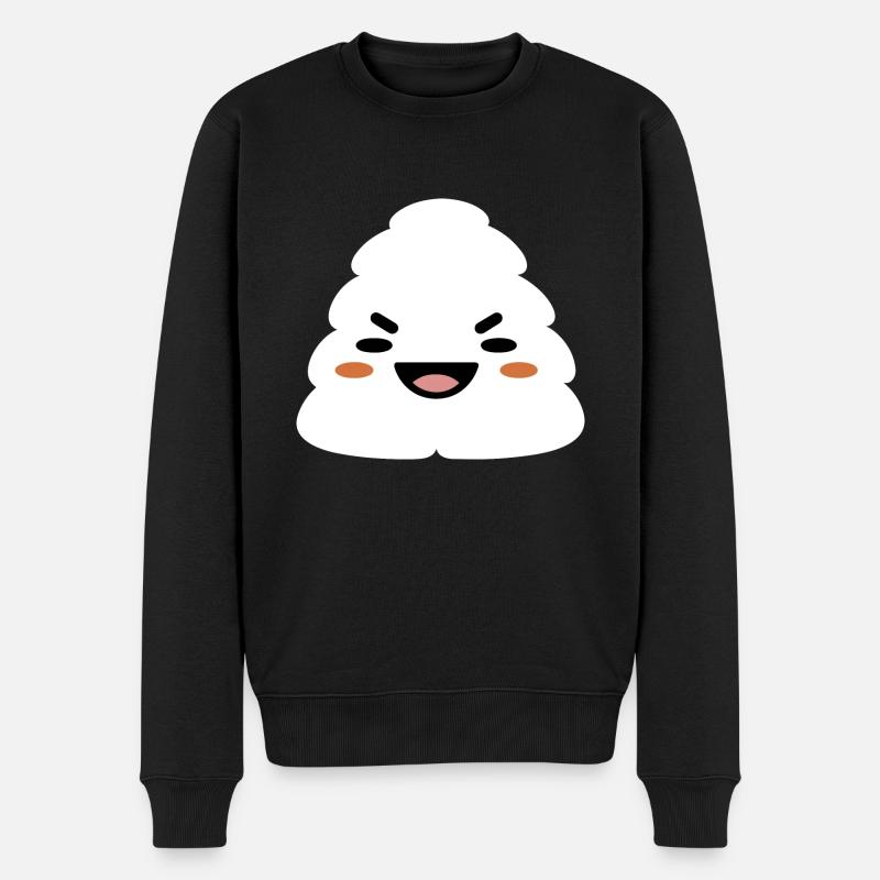 Onigiri japonais - Pull Premium bio Homme - noir