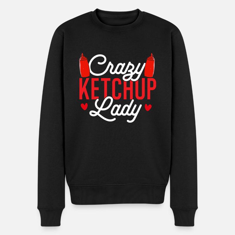 Ketchup Ketchup à la tomate - Pull Premium bio Homme - noir