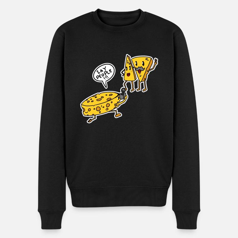 Lustige Fotografie Pun - Männer Premium Bio Pullover - Schwarz