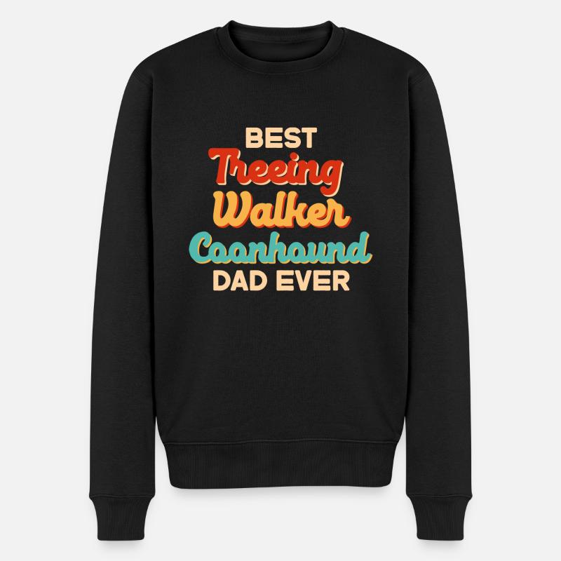 Treeing Walker Coonhound - Männer Premium Bio Pullover - Schwarz