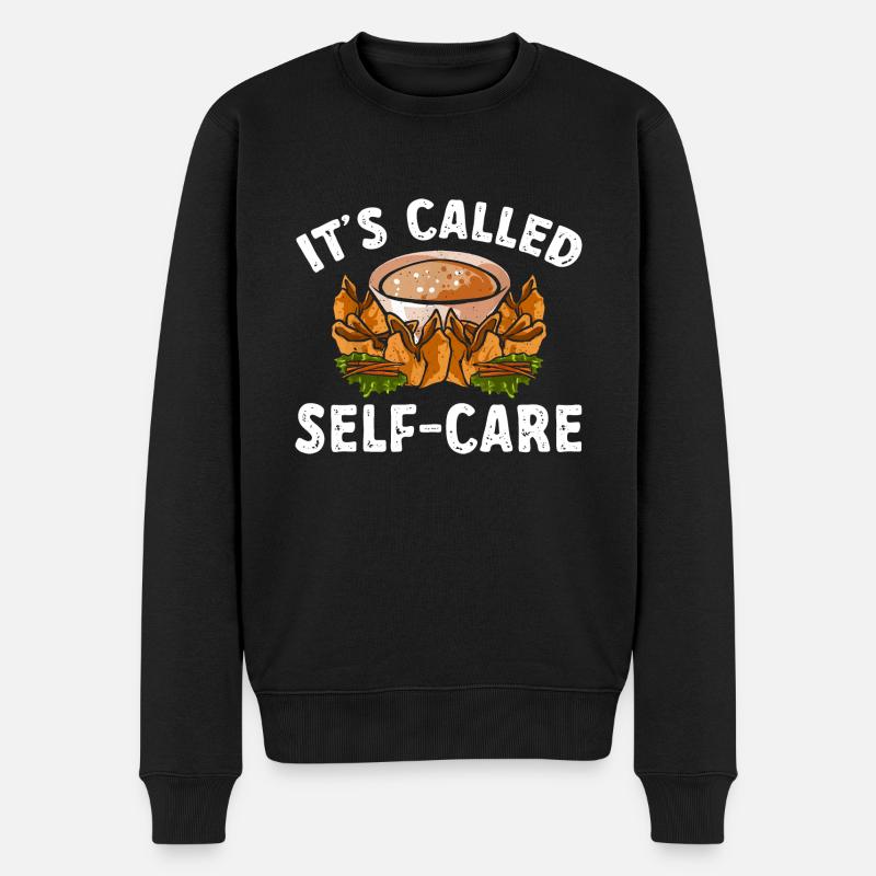 Krabben Rangoon Crab Rangoon - Männer Premium Bio Pullover - Schwarz