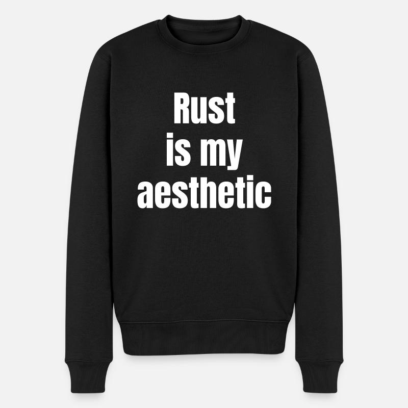 La rouille est mon esthétique - Pull Premium bio Homme - noir