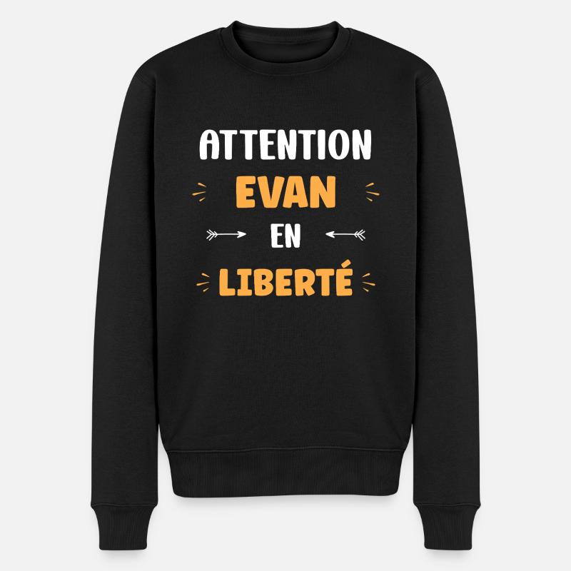 Evan - Pull Premium bio Homme - noir