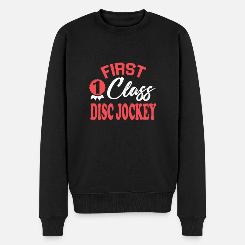 Disc-jockey de première classe - Pull Premium bio Homme - noir