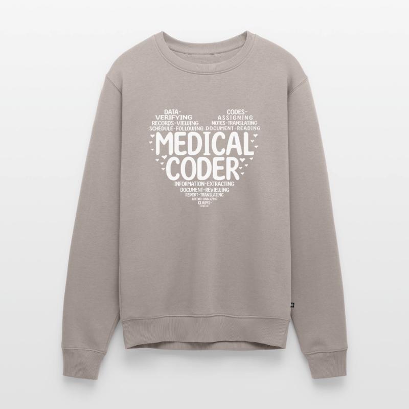 Medical Coder Coding Specialist Men's Premium Organic Jumper