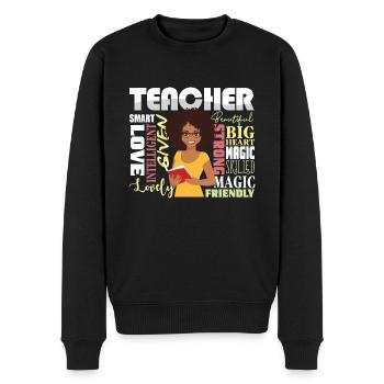 Université collégiale historiquement noire HBCU - Pull Premium bio Homme - noir - Devant - Nico (187cm)