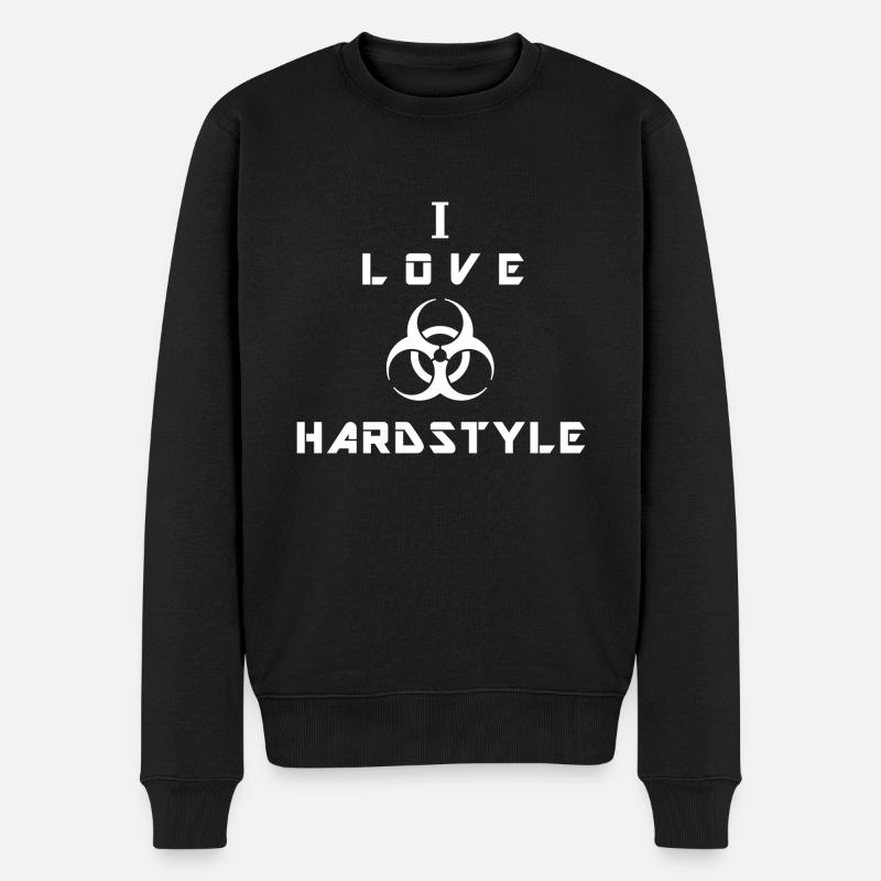 I Love Hardstyle - Pull Premium bio Homme - noir