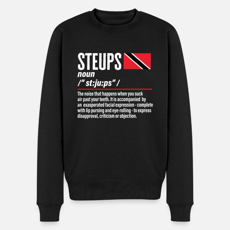 Drapeau de Trinité-et-Tobago - Pull Premium bio Homme - noir