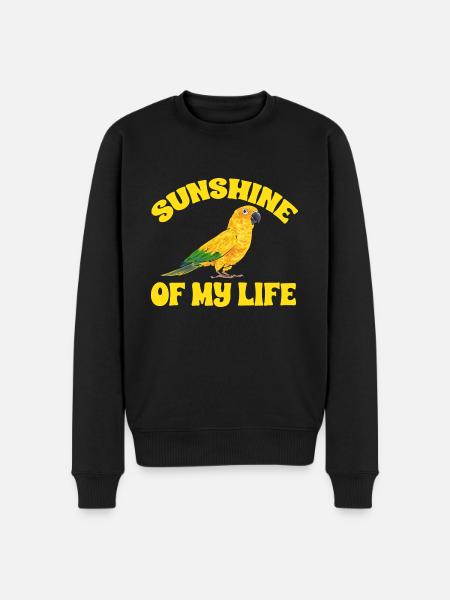 Parakeet, Parrot, Parakeet, Bird - Men's Premium Organic Jumper - black