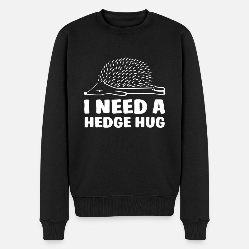 Hérisson - Pull Premium bio Homme - noir