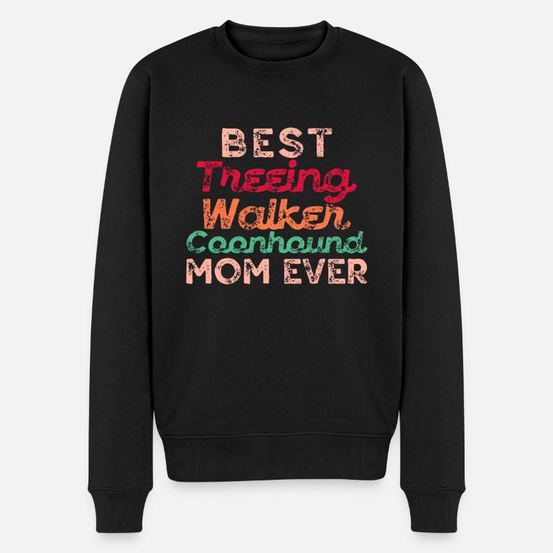 Treeing Walker Coonhound - Männer Premium Bio Pullover - Schwarz