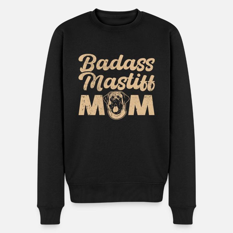 Mastiff Hund Old English Mastiff - Männer Premium Bio Pullover - Schwarz