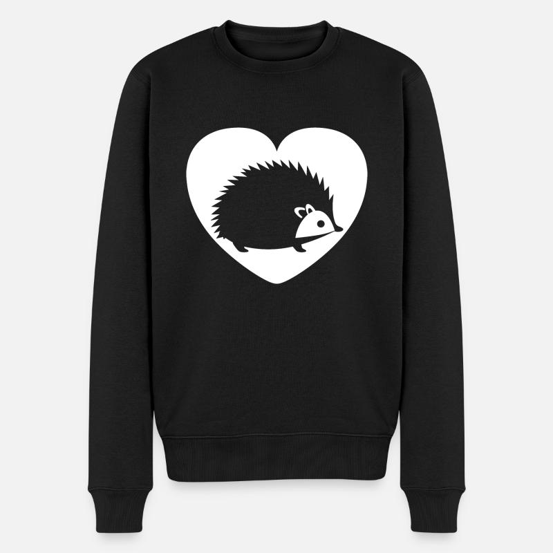 Hérisson - Pull Premium bio Homme - noir