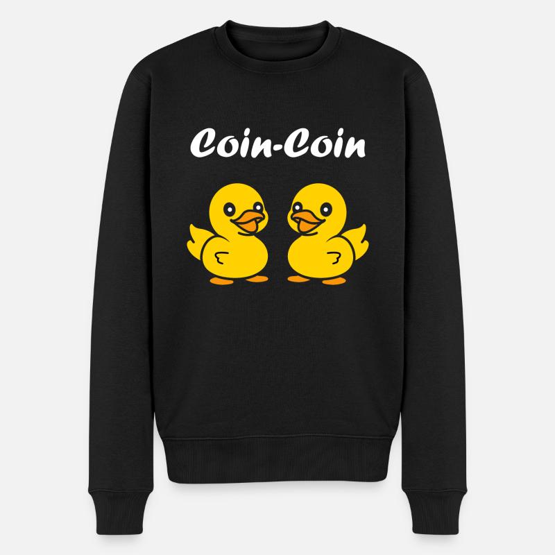 Petit canard - Pull Premium bio Homme - noir