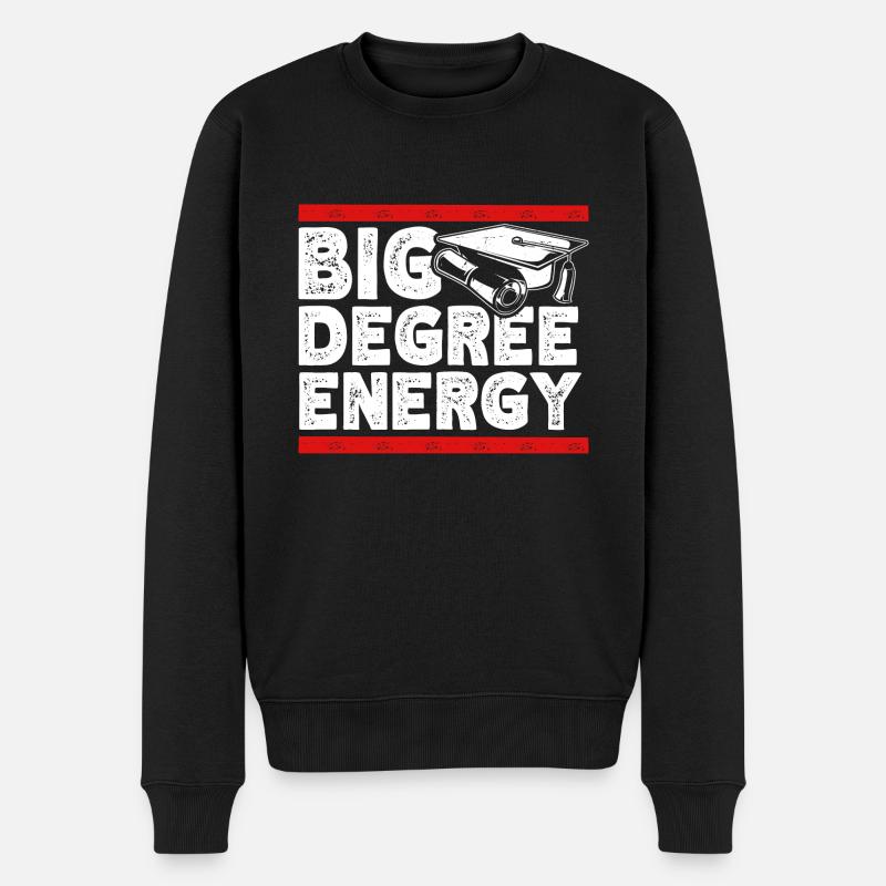 Master's Degree Studium Master Abschluss - Männer Premium Bio Pullover - Schwarz